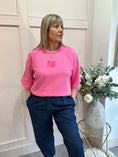 Load image into Gallery viewer, Amore Sweatshirt Jumper - Fuchsia/Pink - Wardrobe By Simone