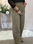 Load image into Gallery viewer, Leopard Print Jeans - Sand/Black