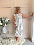 Load image into Gallery viewer, A Spotty Dotty Dress - White/Black