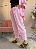 Load image into Gallery viewer, Blazer Oversized And Pant - Sugar Pink - Wardrobe By Simone