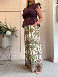 Load image into Gallery viewer, In The Jungle Wide Leg Trouser - Cream