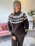 Load image into Gallery viewer, Alpine Wonderland Jumper - Brown