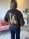 Load image into Gallery viewer, Sequin 'LA' Detail Jumper - Brown