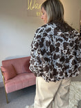 Load image into Gallery viewer, Cowprint Jacket - Brown/Cream