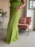 Load image into Gallery viewer, Relaxed Wide Pant - Olive Green