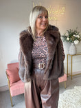 Load image into Gallery viewer, Faux Fur Gilet - Brown