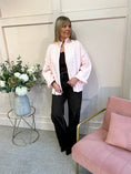 Load image into Gallery viewer, Cable Texture Pattern Cardigan - Soft Pink - Wardrobe By Simone