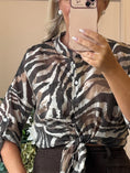 Load image into Gallery viewer, Tiger Print Shirt - Browns
