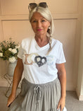 Load image into Gallery viewer, Love Sparkle T Shirt - White - Wardrobe By Simone