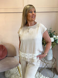 Load image into Gallery viewer, Detailed Edge Top & Pant Set - Soft Taupe - Wardrobe By Simone
