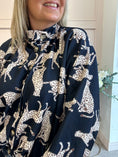 Load image into Gallery viewer, Leopard Jacket/Shirt - Blue