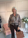 Load image into Gallery viewer, Lightweight Print Zip Jacket - Leopard