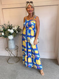 Load image into Gallery viewer, Sun At The Seaside Sundress - Electric Blue - Wardrobe By Simone