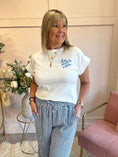 Load image into Gallery viewer, La Dolce Vita T Shirt - White - Wardrobe By Simone