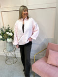 Load image into Gallery viewer, Cable Texture Pattern Cardigan - Soft Pink - Wardrobe By Simone
