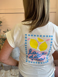 Load image into Gallery viewer, La Dolce Vita T Shirt - White - Wardrobe By Simone