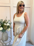 Load image into Gallery viewer, Rib Vest Top & Skirt Dress - Beige