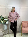 Load image into Gallery viewer, Embellished Shirt - Mauve - Wardrobe By Simone