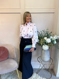 Load image into Gallery viewer, Romantic Daisy & Ruffle Top - Soft Pink - Wardrobe By Simone