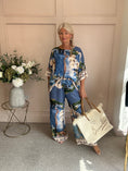 Load image into Gallery viewer, Santorini Top -Denim Blue One Size