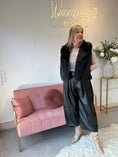 Load image into Gallery viewer, Faux Fur Gilet - Black