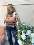 Load image into Gallery viewer, Soho New York Jumper - Brown/Peachy Coral - Wardrobe By Simone