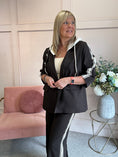 Load image into Gallery viewer, Blazer With Hood - Brown