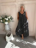 Load image into Gallery viewer, Polka Dot With Gold Shimmer - Black/White - Wardrobe By Simone