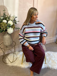 Load image into Gallery viewer, Candy Striped Jumper - Blue