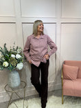 Load image into Gallery viewer, Embellished Shirt - Mauve - Wardrobe By Simone