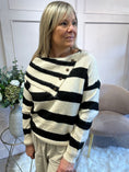 Load image into Gallery viewer, Bold Stripe Jumper - Cream/Black