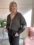 Load image into Gallery viewer, Star Cardigan - Brown/Beige - Wardrobe By Simone
