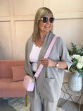 Load image into Gallery viewer, Blazer Oversized And Pant - Beige Coffee - Wardrobe By Simone