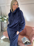 Load image into Gallery viewer, Chevron Cosy Lounge Set - Rich Navy