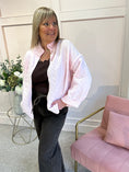Load image into Gallery viewer, Cable Texture Pattern Cardigan - Soft Pink - Wardrobe By Simone