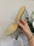 Load image into Gallery viewer, Clear Perspex Heel Sandal - Gold - Wardrobe By Simone