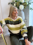 Load image into Gallery viewer, Cosy Striped Mix Jumper - Khaki/Brown/Cream