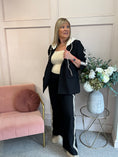 Load image into Gallery viewer, Blazer With Hood - Black
