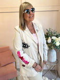 Load image into Gallery viewer, Rock & Roll Oversized Blazer Jacket - Beige - Wardrobe By Simone