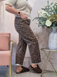 Load image into Gallery viewer, Trending Deer Print Jeans - Brown/Beige
