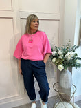 Load image into Gallery viewer, Amore Sweatshirt Jumper - Fuchsia/Pink - Wardrobe By Simone