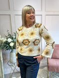 Load image into Gallery viewer, Crochet Jumper - Cream/Tan - Wardrobe By Simone