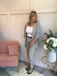 Load image into Gallery viewer, Blazer Oversized And Pant - Beige Coffee - Wardrobe By Simone