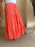 Load image into Gallery viewer, Gypsy Maxi Skirt - Coral - Wardrobe By Simone