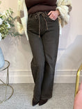 Load image into Gallery viewer, My Monday Wide Leg Jeans - Brown - Wardrobe By Simone