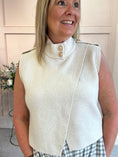 Load image into Gallery viewer, Cross Over Tank Top - Cream