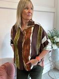 Load image into Gallery viewer, Stripes & Tones Of Autumn Shirt - Brown/Tan