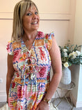 Load image into Gallery viewer, Under The Sea Maxi Dress - Pink/Yellow - Wardrobe By Simone