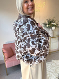 Load image into Gallery viewer, Cowprint Jacket - Brown/Cream - Wardrobe By Simone