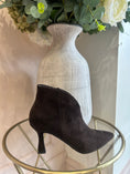 Load image into Gallery viewer, Kitten Heel Boot - Dark Brown